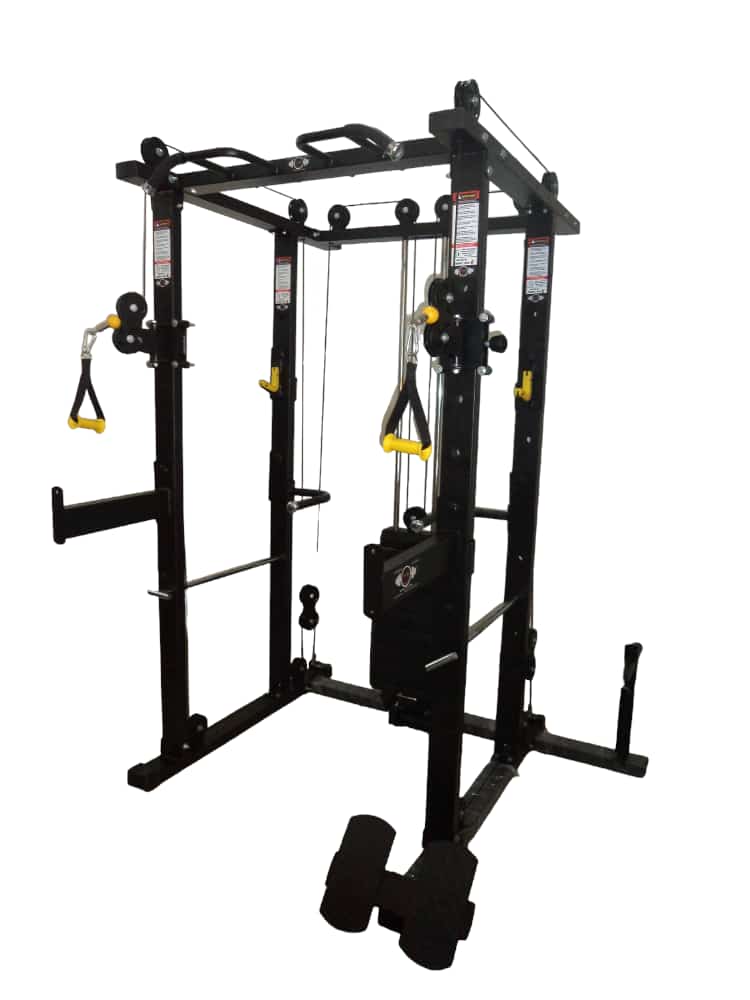 Exercise Pvc Stack Functional Trainer with Power Rack Model Jumbo 80 kg pvc Weight Stack