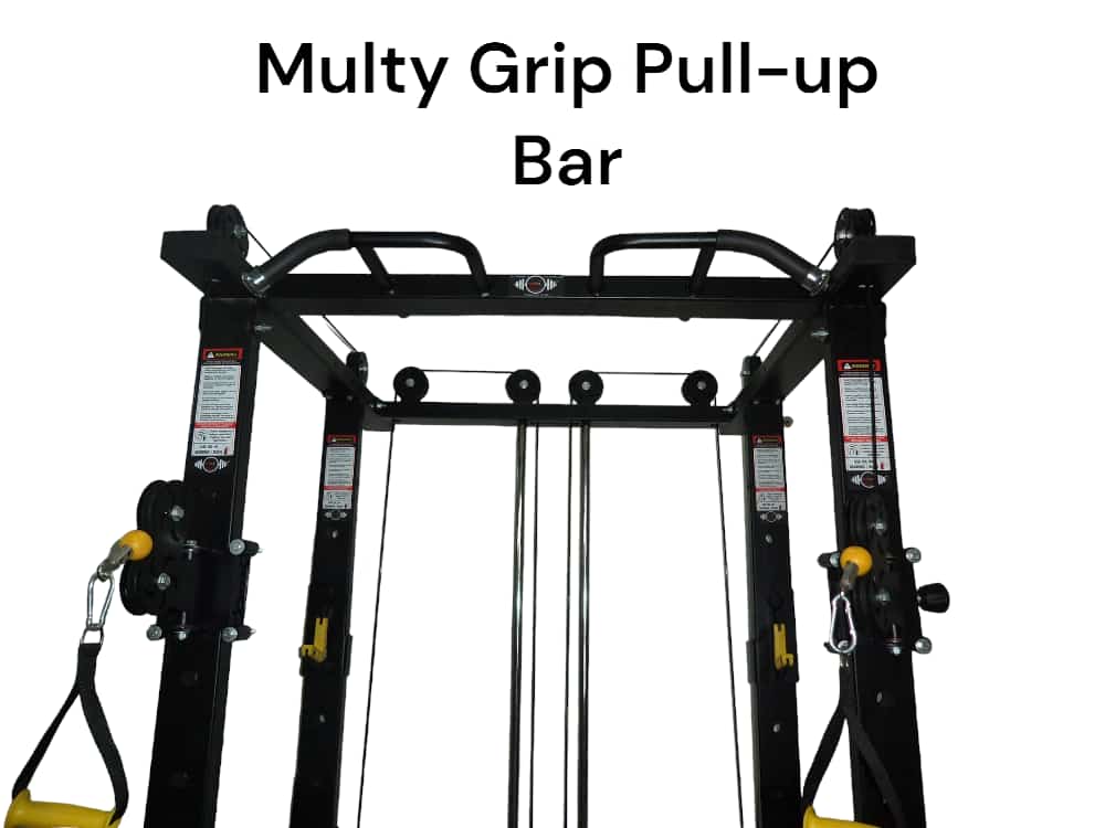 Exercise Pvc Stack Functional Trainer with Power Rack Model Jumbo 80 kg pvc Weight Stack