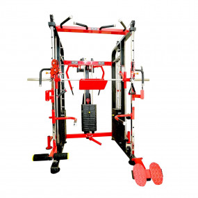 Gym24 Multi Home Gym GFTSP-701 PVC- Functional Trainer with Smith Machine and PEC Fly with Rear Delt