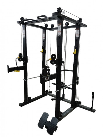 Functional Trainer with Power Rack Model Jumbo Plate Loaded