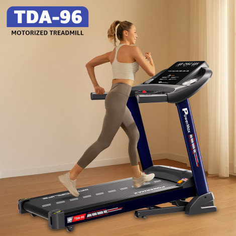 TDA-96 Motorized Treadmill with Auto Incline Bluetooth App for Android & iOS