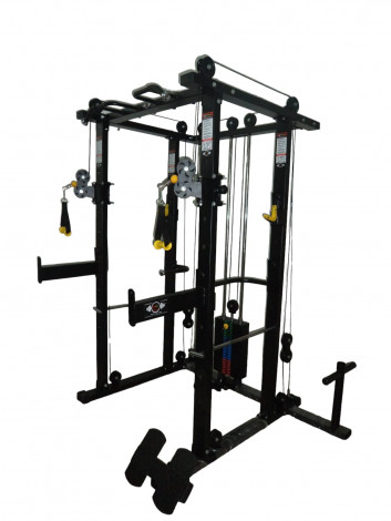 Functional Trainer with Power Rack Model Jumbo 100 kg Iron Weight Stack (Iron Weight)