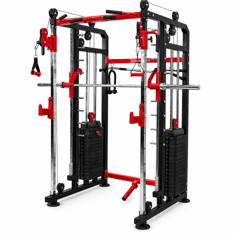 GYM24 FUNCTIONAL TRAINER WITH SMITH OLA  PVC WEIGHT FREE INSTALLATION