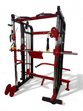 FUNCTIONAL TRAINER WITH SMITH MACHINE PLATE LOADED FREE INSTALLATION