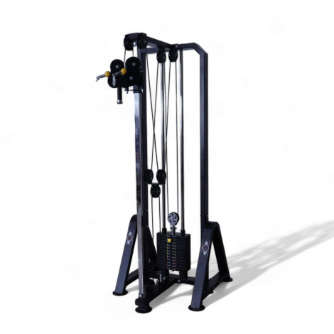 GYM24 EQUIPMENTS Dual Pully Cable Cross Single Weight Tower Cc-111 With Iron Weight 80 KG