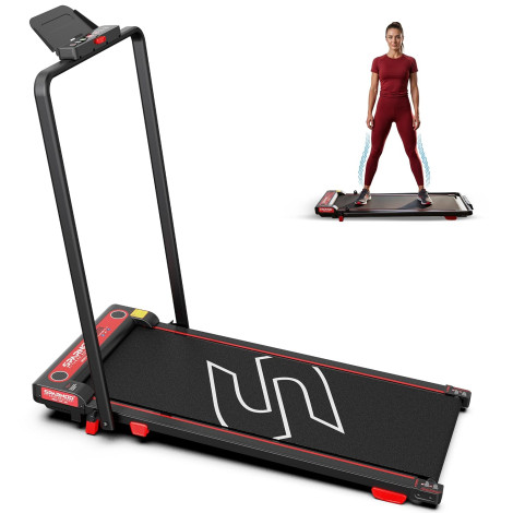 3-in-1 Vibrating Treadmill with Handle Bar, 3 HP Brushless Motor