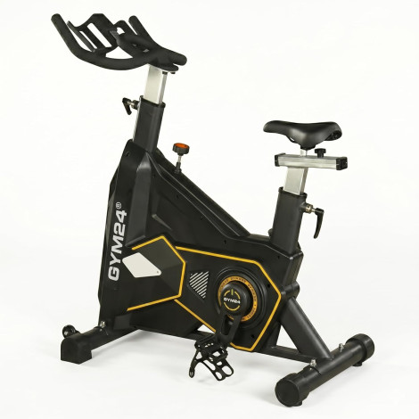 Gym24 Commercial Spin Bike -XXX Fly Wheel Black