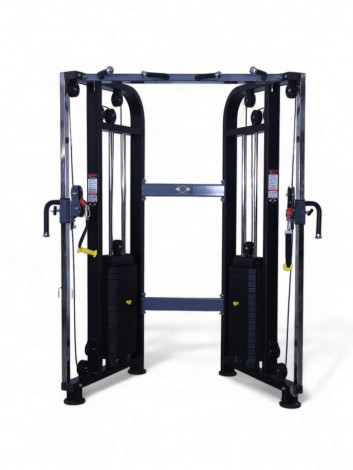 Gym24 Functional Trainer All in one Home Gym Machine with 80 kg Weight (PVC Weight Stack)