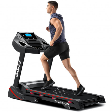 STH-3500 (2 HP DC Motor) foldable Sturdy treadmill with shock absorption
