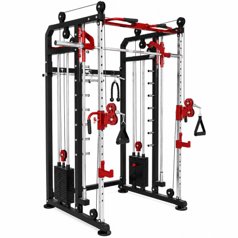 GYM24 FUNCTIONAL TRAINER WITH SMITH IRON WEIGHT FREE INSTALLATION