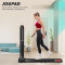 JogPad® Motorized Treadmill with Remote Control and Adjustable Upright Post