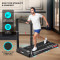 JogPad® Motorized Treadmill with Remote Control and Adjustable Upright Post
