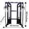 Gym24 Functional Trainer All in one Home Gym Machine with 80 kg Weight Model (Iron Weght Stack)