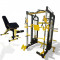 GYM24 FUNCTIONAL TRAINER WITH SMITH MACHINE WITH BENCH IRON WEIGHT FREE INSTALLATION