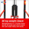 Power Squat Rack With Single Pully Cable Cross Home Gym Setup Size With 80 Kg Weight Stack