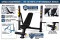 Gym24 Heavy Duty Commercial Adjustable Olympic Bench With Incline Decline Flat option