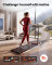 3-in-1 Vibrating Treadmill with Handle Bar, 3 HP Brushless Motor
