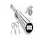 OLYMPIC BARBELL 7 FEET INNER DIA 30MM OUTER DIA 50MM WITH LOCKS
