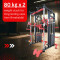 Gym24 Gym Functional Trainer with Smith Machine G24FTS-501 for Home Gym Equipment (Black and Red) FR