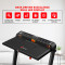 JogPad-3® Dual LED Display Treadmill with Office Desk & Wristband Remote