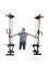 GYM24 Wall Mount Cable Crossover Commercial Station WM-100 | 19 Position Adjustable 180 Degree Pulle