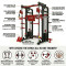 Gym24 Fuctional Trainer with Smith Iron Weight 2.0 Red Black (FREE INSTALLATION)